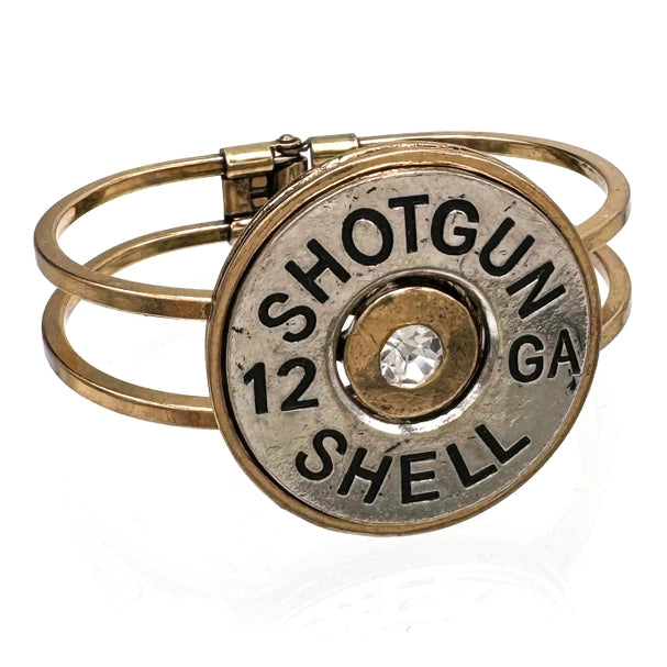 Large 12 Gauge Shotgun Bullet Shell Cuff Bangle