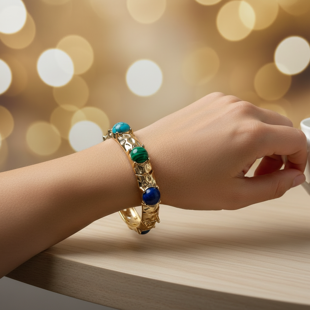 Stoned Stretch Bangle