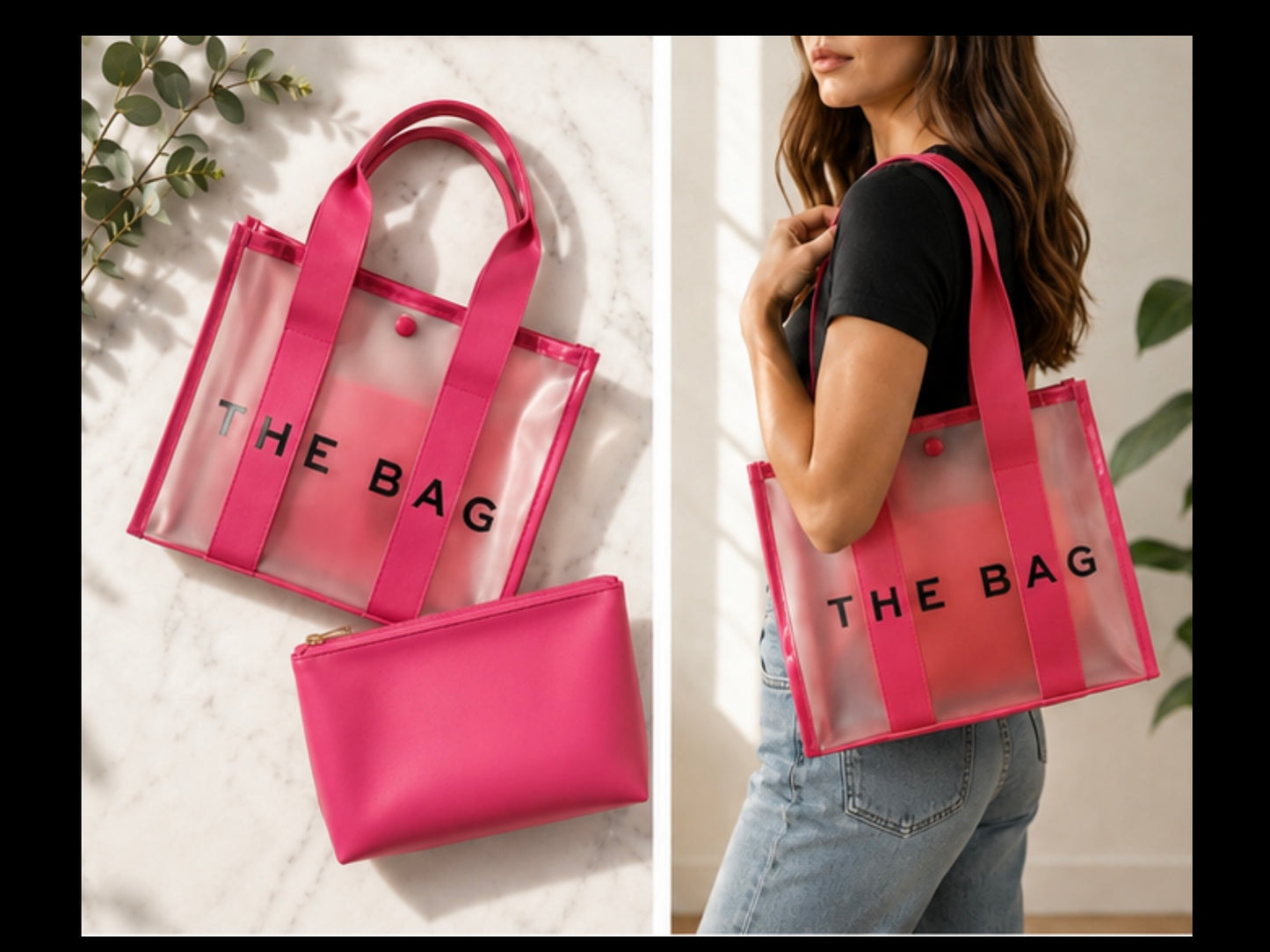 The Bag Clear Bag 2PC Set