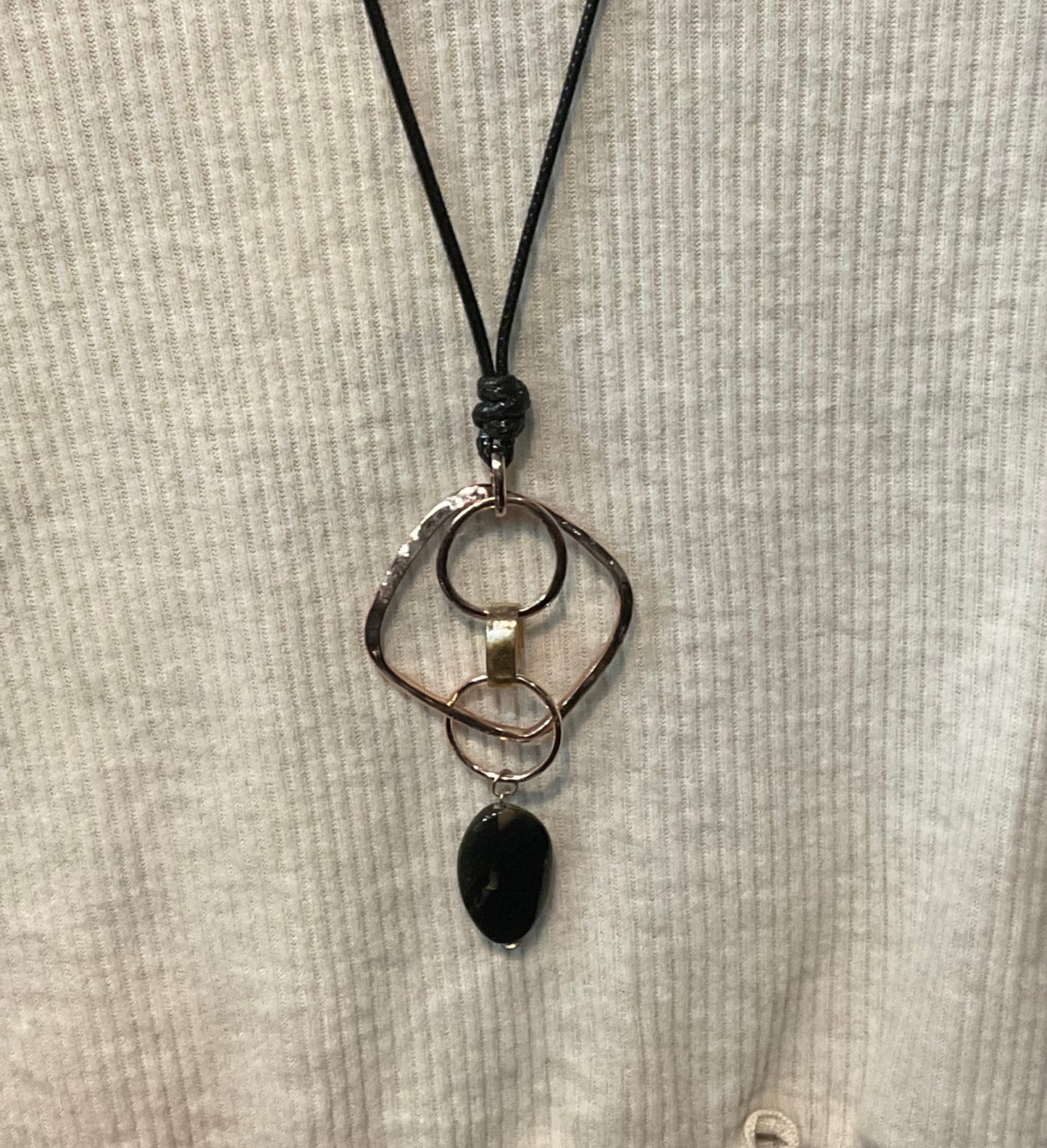 Shapes and Stone Necklace