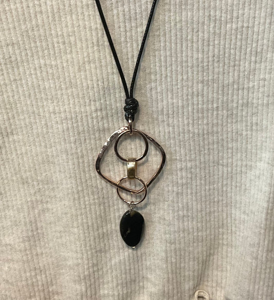 Shapes and Stone Necklace