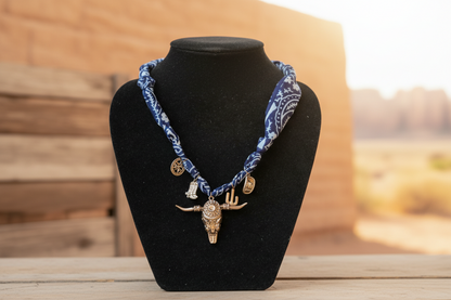 Bandana Western Charm  Necklace