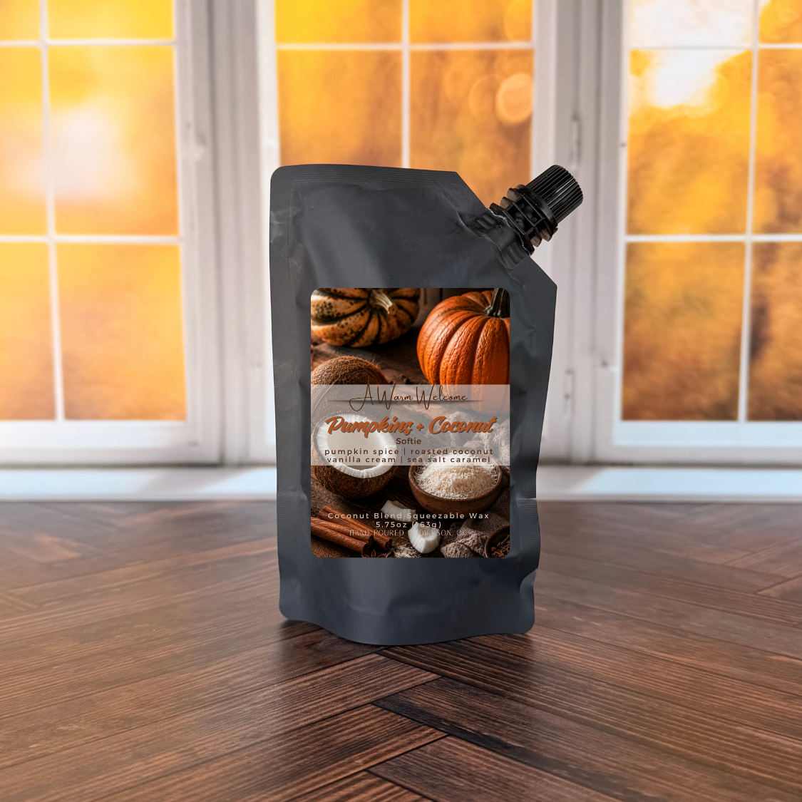 Pumpkins + Coconut Softie | Squeeze Wax Melt | Soft Candle