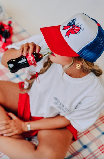 God Bless America Trucker Hat