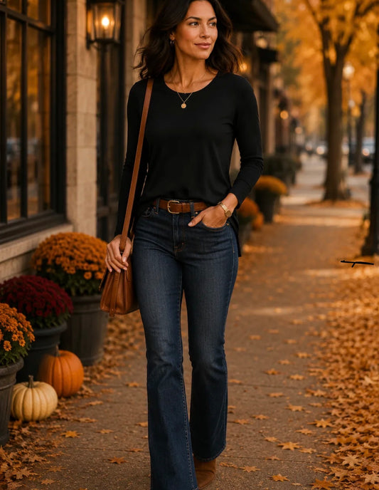Nothing Basic About It Black Top