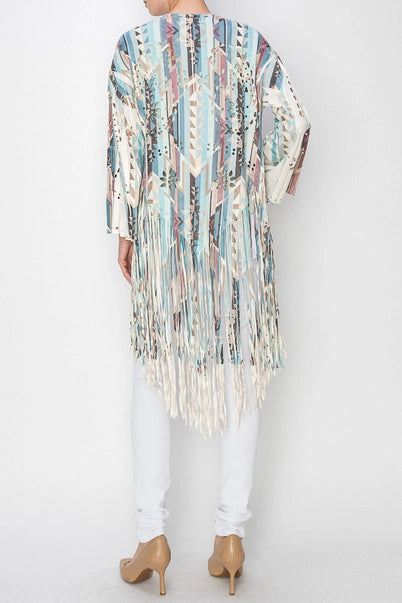 Turq Aztec Cardi