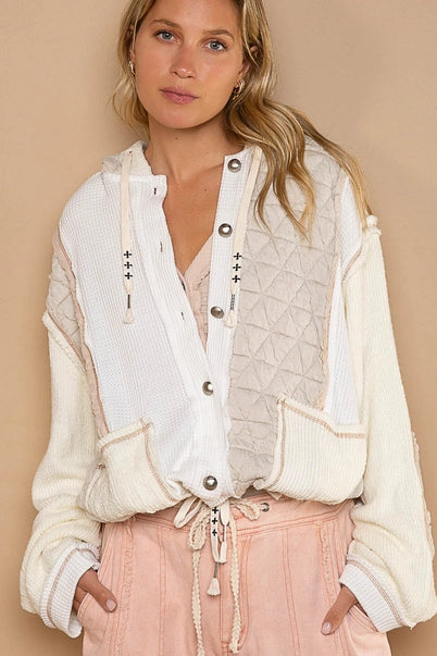 The Jasmine Quilted Hoodie