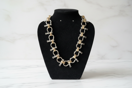 Two Toned Bit Necklace