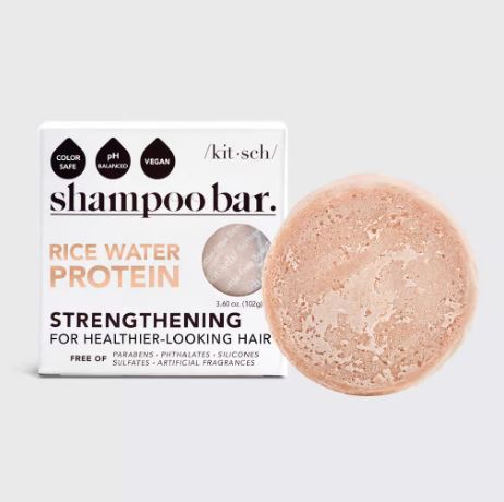 KITSCH Rice Water Protein Shampoo Bar (Hair Growth)