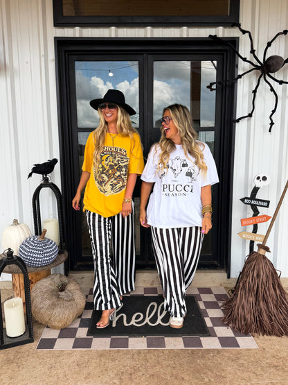 SPELLBOUND STRIPE PANTS: S/M