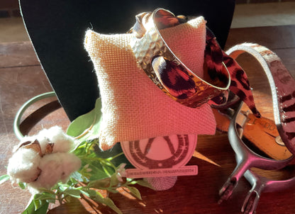 Hammered Wild Side Scarf Bangle