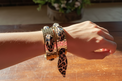 Hammered Wild Side Scarf Bangle