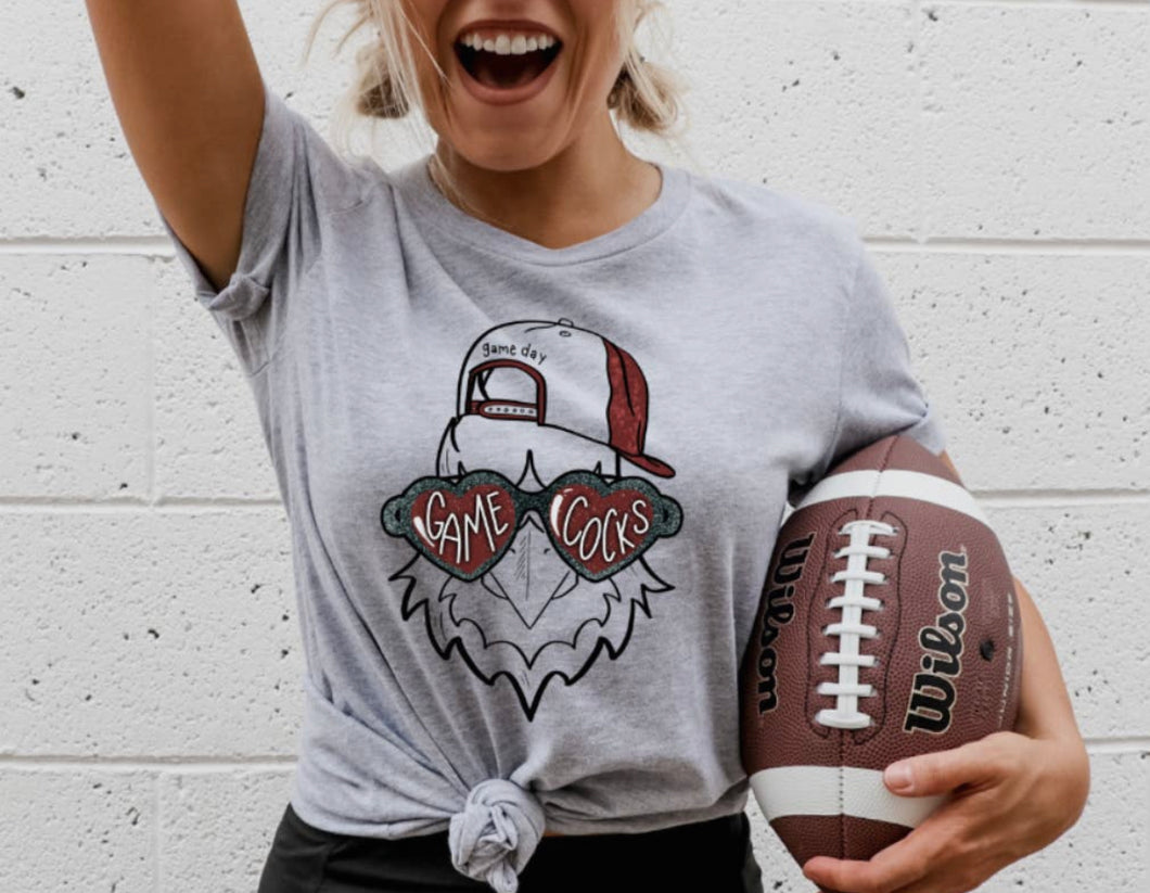 Gamecock Heart Eyes Gameday Tee