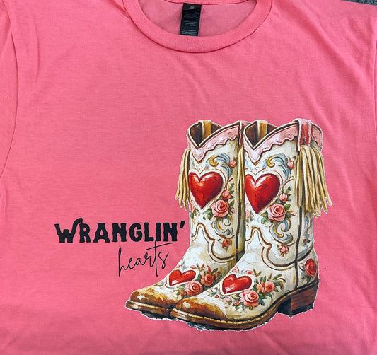Wranglin Hearts T-Shirt