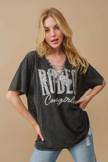 Rodeo Cowgirls Chain Tee