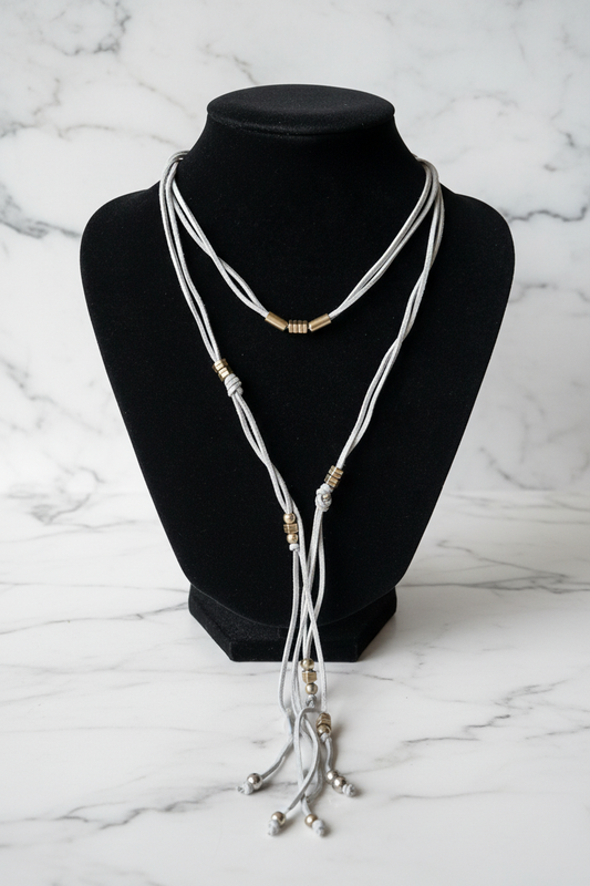 Leather Strands Necklace