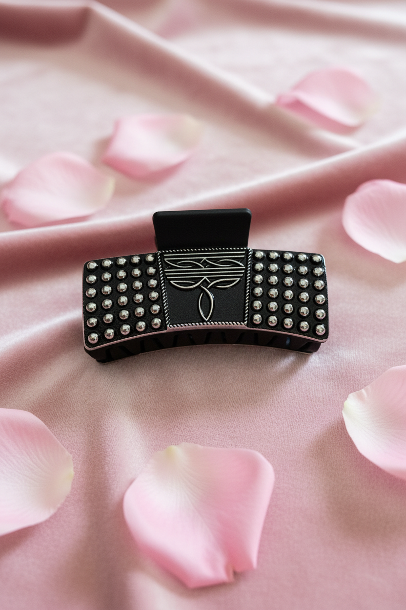 Boot Stitch Hair Clip