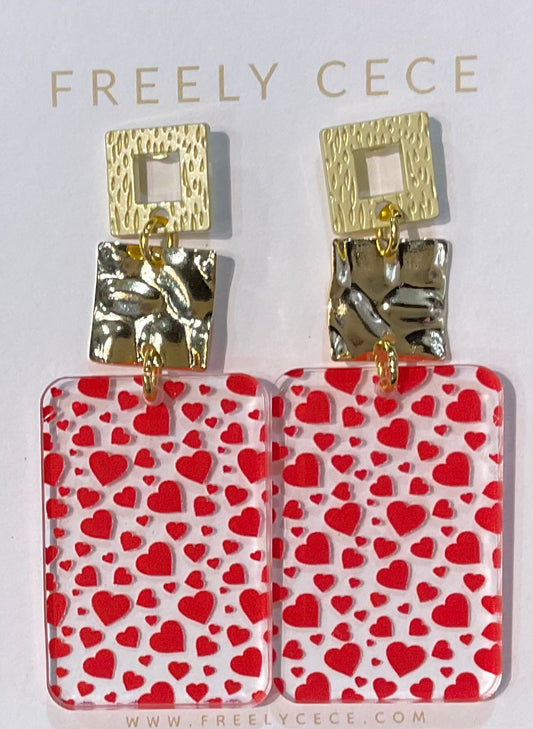 Hearts Have It earrings