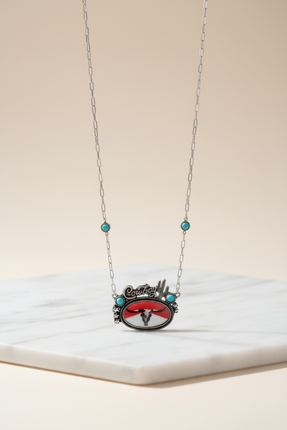 Cowboy Baby Necklace