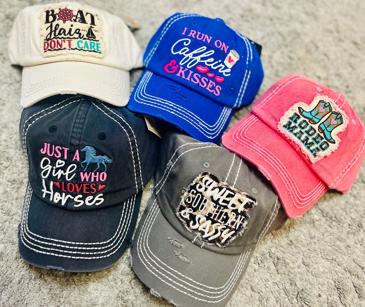 Western Gal Ballcaps