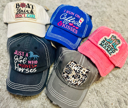 Western Gal Ballcaps