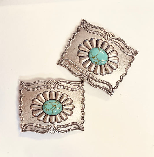 Turq Stone Handmade Buckle