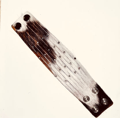 Genuine Leather/Hide Snap Bracelet