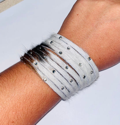 Genuine Leather/Hide Snap Bracelet