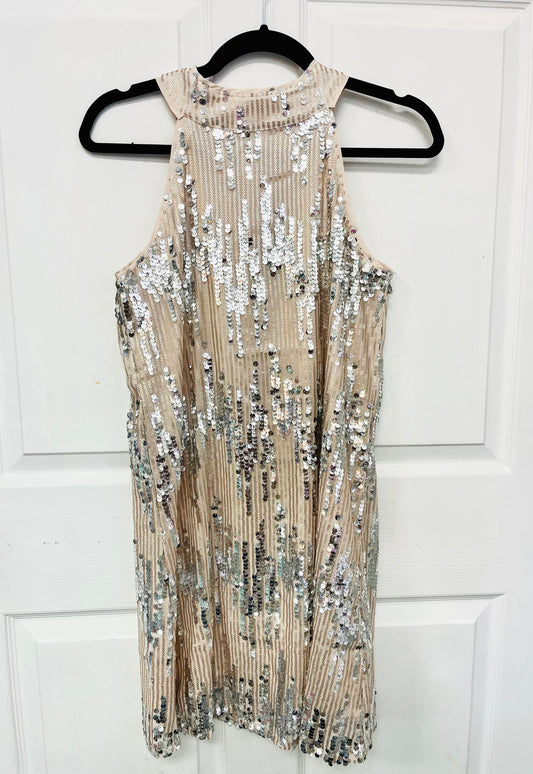 THML Sequin Halter Dress