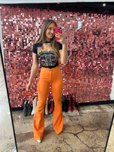 Load image into Gallery viewer, JC&#39;s Orange High Waisted Flares
