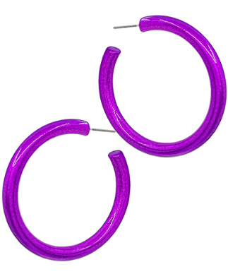 Metallic Coated Hoops