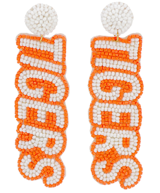 Tigers Spirit Bead Earrings