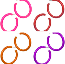 Load image into Gallery viewer, Metallic Coated Hoops
