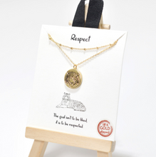 Load image into Gallery viewer, Respect Gold Dipped Necklace
