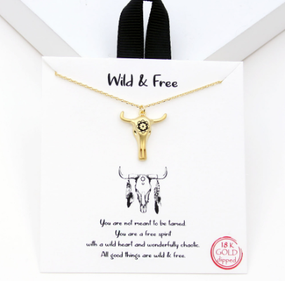 Wild & Free Gold Dipped Necklace