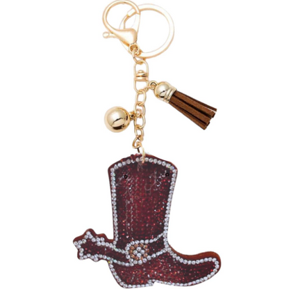 Rhinestone Keychains/Purse Charms