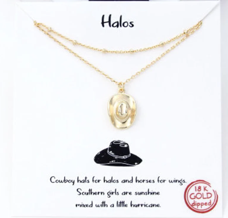 Halos Gold Dipped Necklace