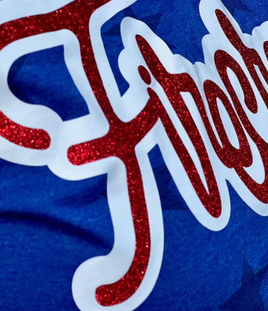 Firecracker Glitter Graphic Tee