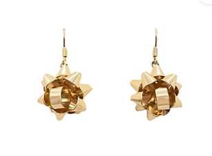 Gift Wrap Bow Earrings