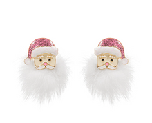 Load image into Gallery viewer, PomPom Santa Earrings
