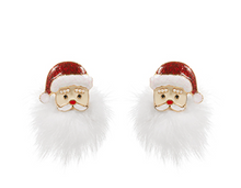 Load image into Gallery viewer, PomPom Santa Earrings
