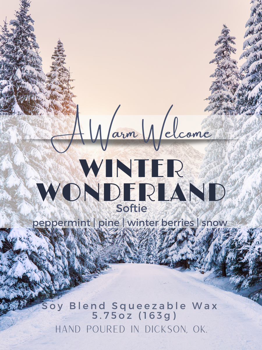 Winter Wonderland Softie | Squeeze Wax Melt | Soft Candle