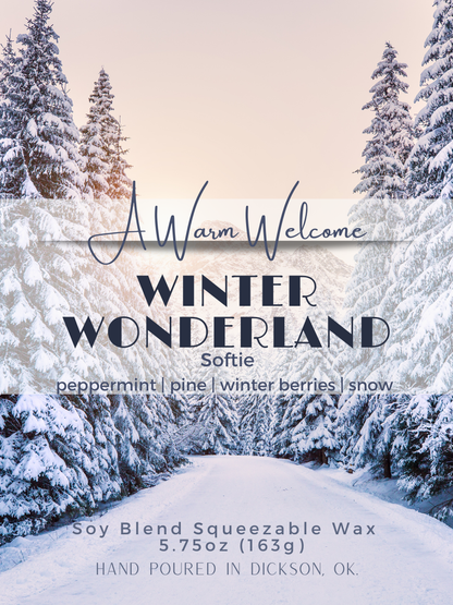 Winter Wonderland Softie | Squeeze Wax Melt | Soft Candle