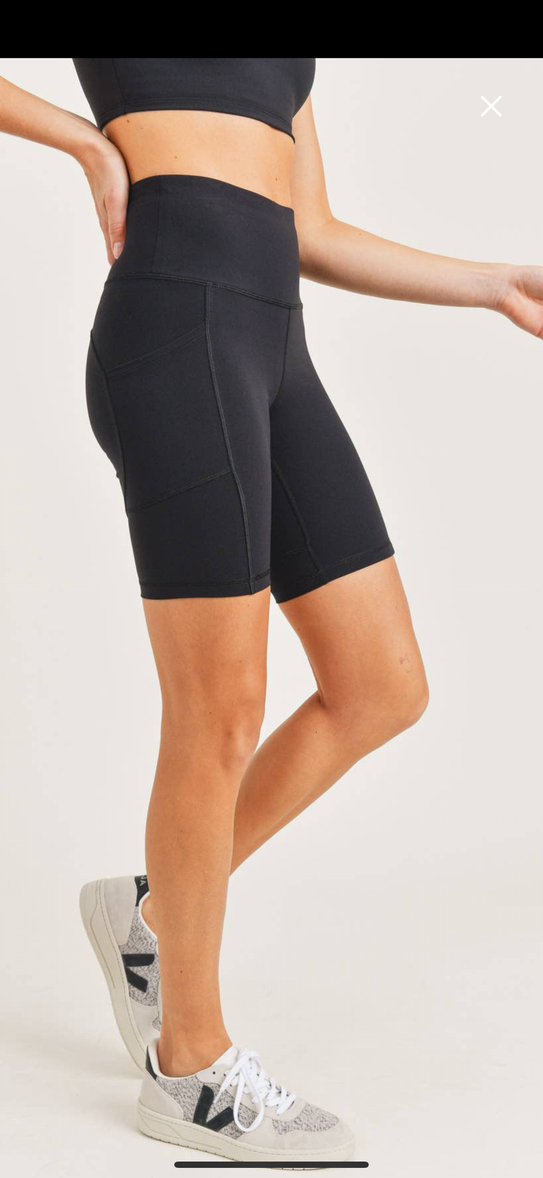 Mono B Bronze Tactel Biker Shorts