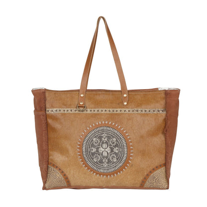 Woodsy Canvas & Hairon Weekender