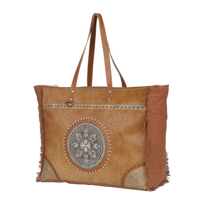 Woodsy Canvas & Hairon Weekender