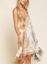 Load image into Gallery viewer, Tie Dye Knit Lace Dress

