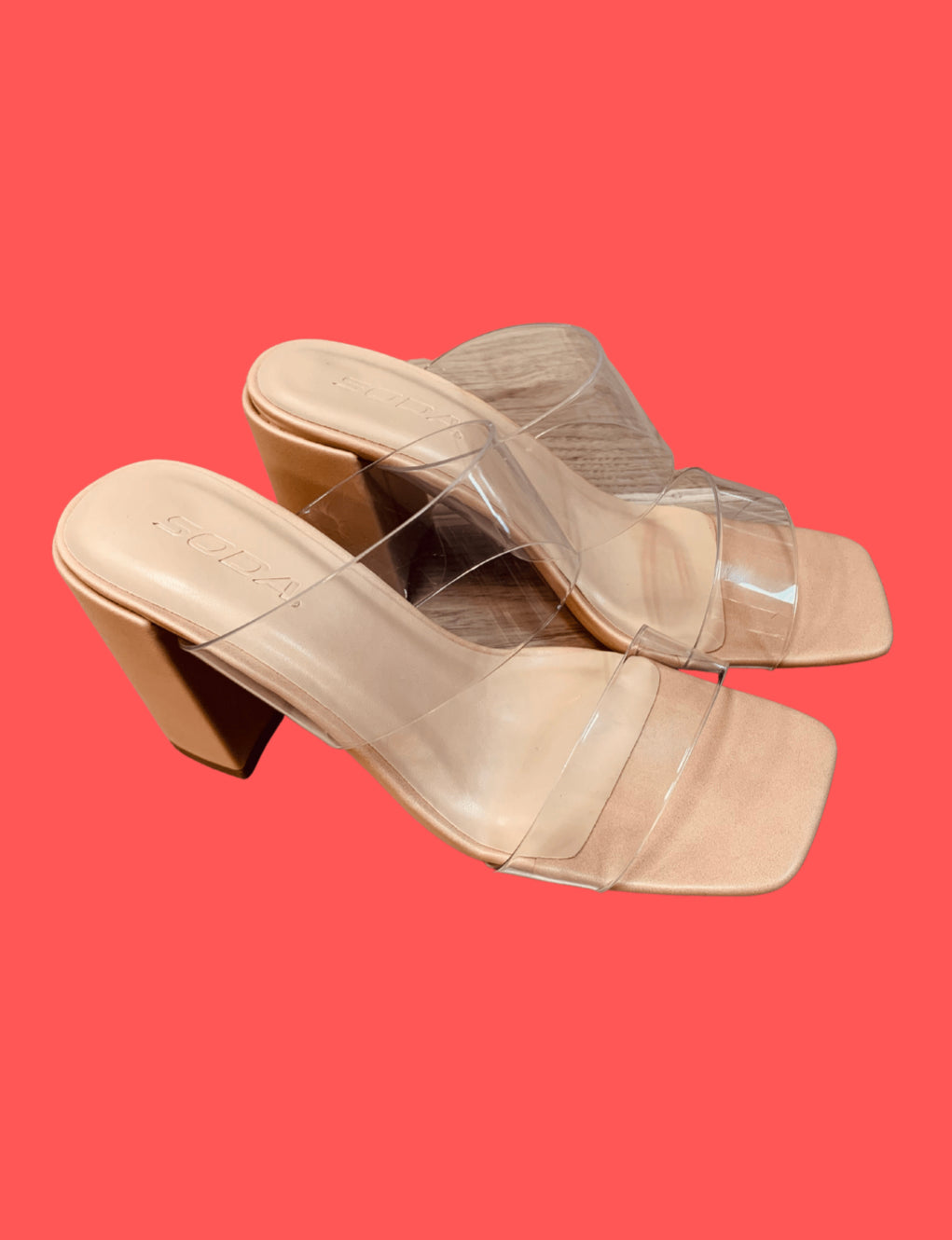 Crystal Clear Chunky Sandal