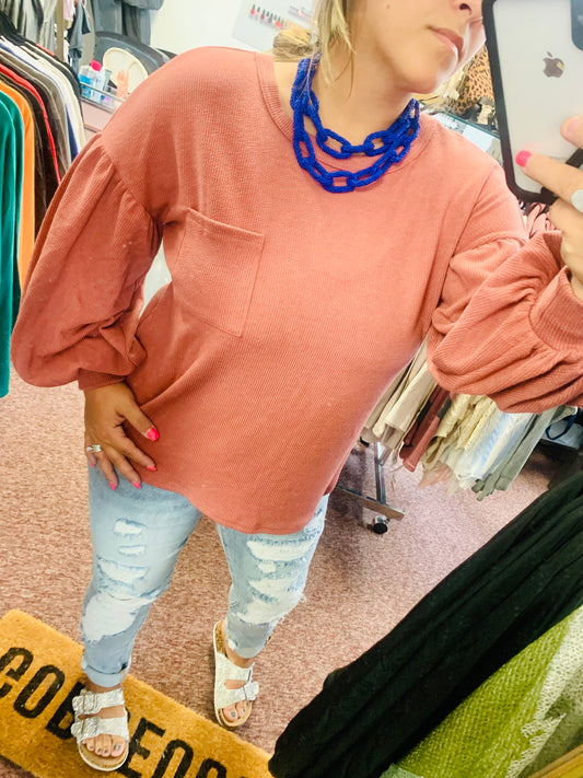 Rosie’s Cross Back Sweater