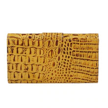 Yellow Leather Stride Wallet